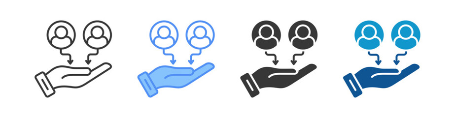 Data Collection Multistyle Icon Sheet