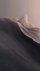 Selbstklebende Fototapeten Abstract landscape of draped fabric © kang