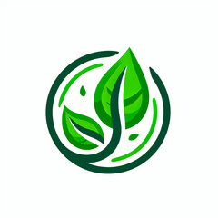 Eco Leaf Logo Design

