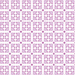 seamless pattern with pink flowers