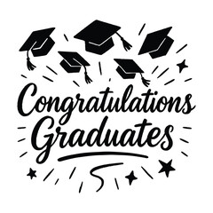 A stylish and elegant Congratulations logo design perfect for greeting cards, party invitations, event banners, certificates, awards, and social media posts. This logo symbolizes joy, success, and cel