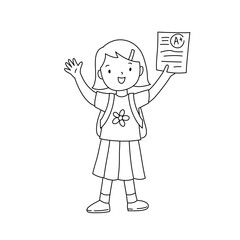 Kids proud of perfect score test