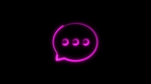 mail envelope animated outline icon on black background. mail envelope 4k video animation for web, mobile and ui