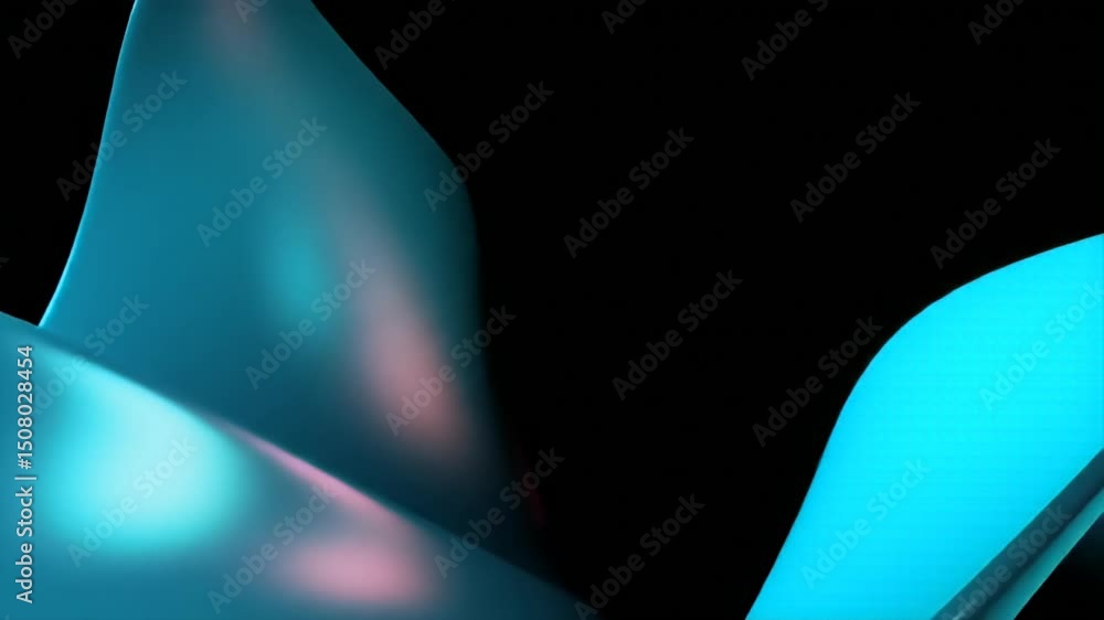 Poster Abstract Teal Fluid Motion: Dynamic Waves and Glowing Particles