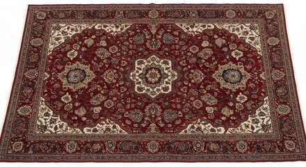 Intricate patterned decorative carpet