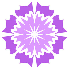abstract purple flower vector illustration