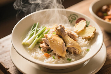 Indonesian chicken porridge