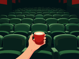 someone holding a mug of coffee in their right hand