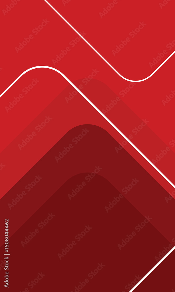 Poster red abstract background. dynamic shapes composition. vector illustration for banners, presentation t