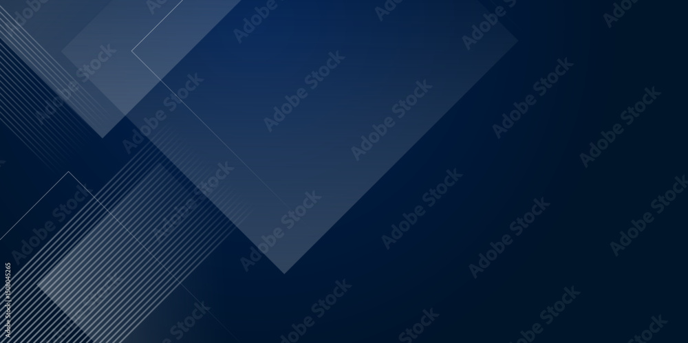 Poster minimal blue abstract modern background design. vector futuristic digital landscape with line abstra