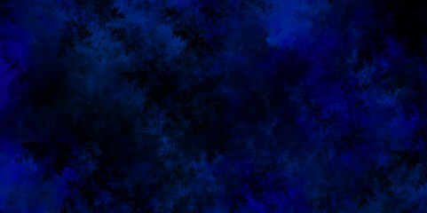 Blue smoke in dark background.Texture and desktop picture. blue texture with colorful smoke, decorative and blurry and grunge blue paper texture, Colorful blue textures for making flyer and poster.	