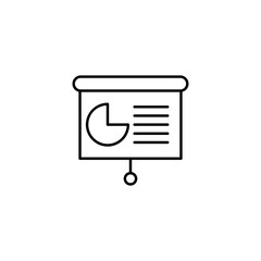 Start-up Outline Icon Presentation