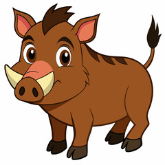Obraz premium animal, dog, cartoon, illustration, vector, pet, mammal, isolated, baby, horse, brown, puppy, farm, cute, pig, cat, art, toy, funny, fun, chihuahua, pets, white, bull, drawing