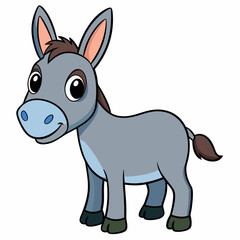 animal, cartoon, rabbit, bunny, illustration, vector, cute, white, funny, mammal, donkey, rhino, easter, dog, character, 3d, fun, wild, animals, isolated, sweet, art, happy, farm, pet