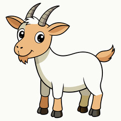 vector illustration of goat