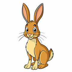 vector illustration of a rabbit