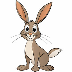 vector illustration of a rabbit