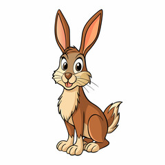 vector illustration of a rabbit