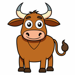 funny cow cartoon