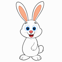 Obraz premium rabbit with a carrot