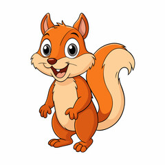 squirrel with nut , squirrel