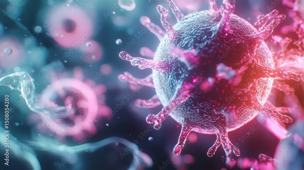 Poster this ultra detailed colorful and magnified image showcases the intricate structures and complex form