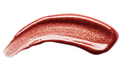 A lip plumping gloss with a glossy finish,Transparent background, PNG file