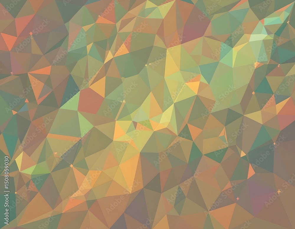 Aufkleber dynamic abstract colorful geometric patterns digital art creative design modern environment aestheti