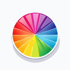 Rainbow Spectrum Color Wheel