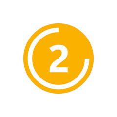 Number icon vector illustration. Infographic number icon vector. number icon vector