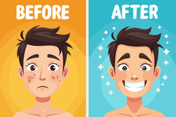 Skin Care Transformation: Before and After Face Improvement