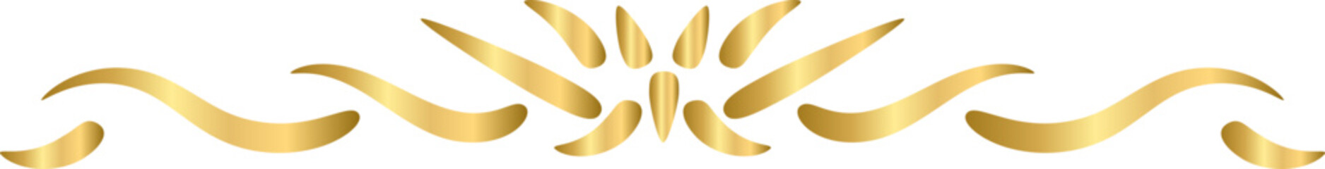gold border divider luxury decoration