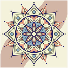 Lineal mandala background