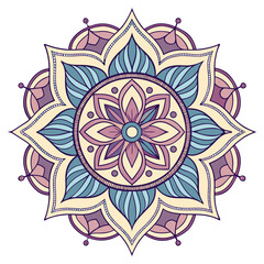 Lineal mandala background