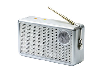 Pocket radio  isolated on white background