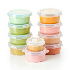 Baby food storage container set