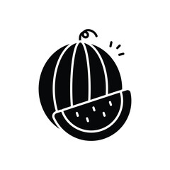 Watermelon vector icon