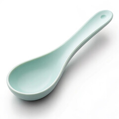 Silicone baby spoon curved edge feeding