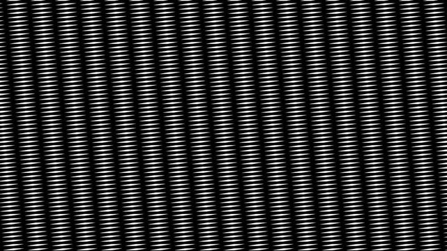 Seamless wavy black and white lines pattern animation, Futuristic digital loop background