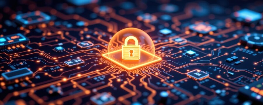 Ai data security infrastructure enhancements digital network visual representation cyber environment futuristic viewpoint