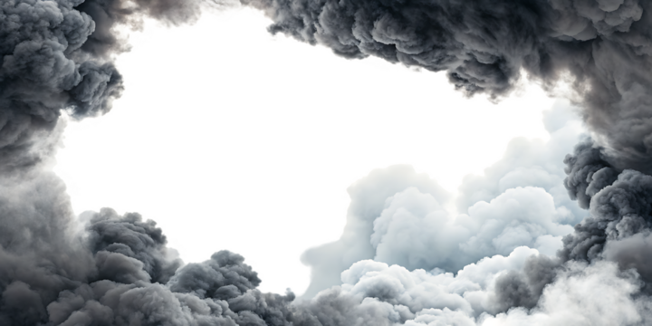 Dark Ominous Clouds Enveloping: Weather, Environment, and Industrial Pollution Impact