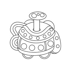 Obraz premium Coloring page. Vector illustration.