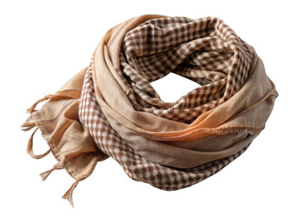 Obraz premium Desert scarf isolated on transparent background.