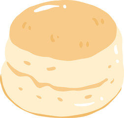 Hand-drawn Biscuit Illustration