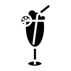 Mexican Drink Vector Glyph Icon Design