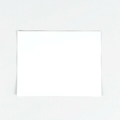 Blank white paper on a light gray background