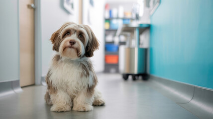 Cute Dog in Clinic