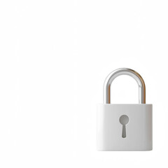 Fototapeta premium A secure padlock symbolizing safety and protection of information and assets.