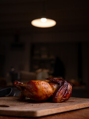 Juicy Rotisserie Chicken Ready to Serve.