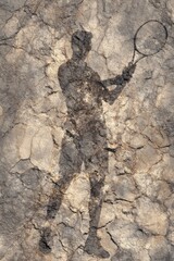 Tennis Player Shadow Art
